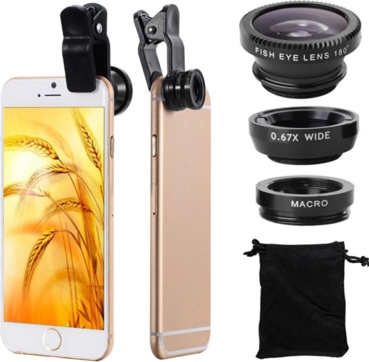 Sada objektívov 3v1 XLINE pre smartfóny