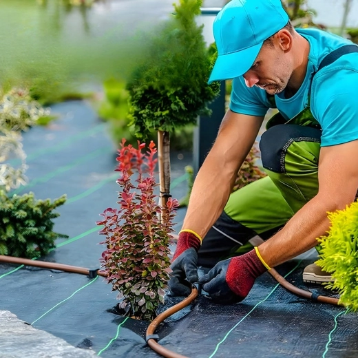 Agrotextília 90 g/m² 1,6 × 50 m čierna UV – protiburinová tkaná mulčovacia rohož