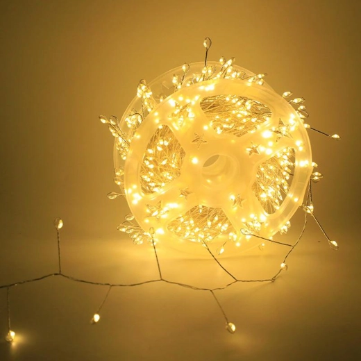 Vianočná svetelná reťaz na drôtiku so 100 LED diódami, 3 m – 1 kus