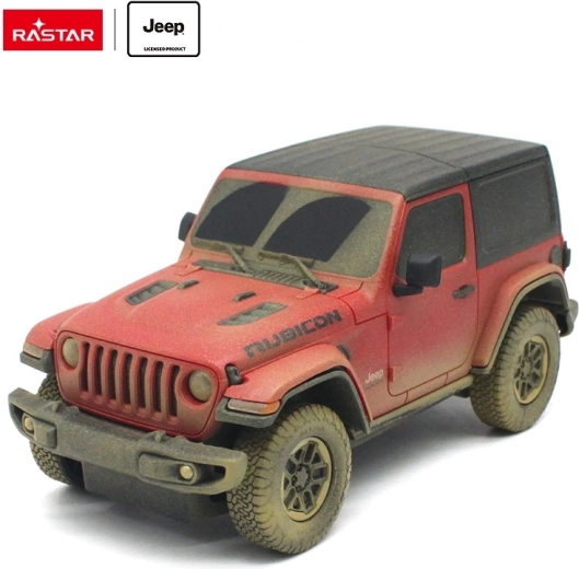 Jeep Wrangler Rubicon na diaľkové ovládanie 1:24 Rastar (verzia Muddy) - 1 kus