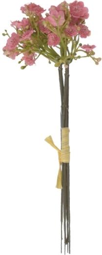 Dekoratívny kvet Nevestin závoj ružový 23 cm