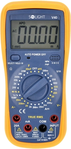 Solight profesionálny digitálny multimeter True RMS