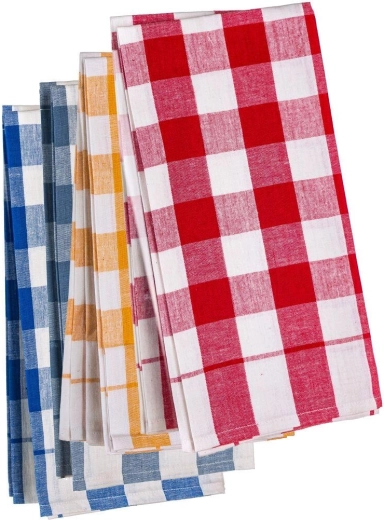 Kuchynské utierky Multi Check 50 × 70 cm, bavlna, mix farieb (2 ks)