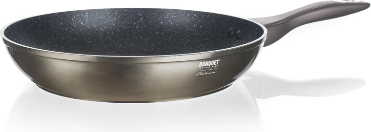 Hliníková panvica 28 cm s nepriľnavým povrchom METALLIC PLATINUM