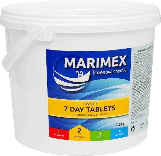 Marimex 7-dňové chlórové tablety 4,6 kg