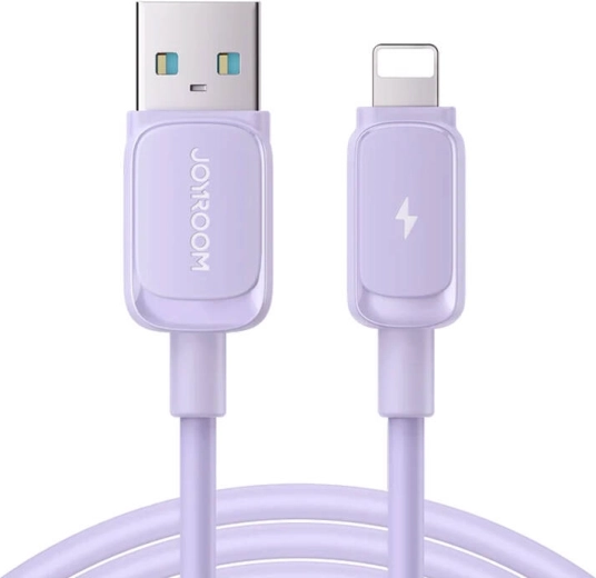 Kábel S-AL012A14 2,4 A USB na Lightning / 2,4 A / 1,2 m (fialový)