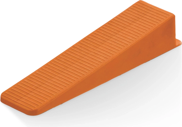 Plastové vyrovnávacie kliny 1–15 mm, oranžové, 100 ks