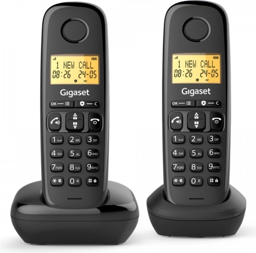 Gigaset Basic 100 duo – bezdrôtový telefón s dvoma slúchadlami