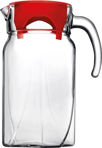 Sklenený džbán s plastovým viečkom 1,75 l