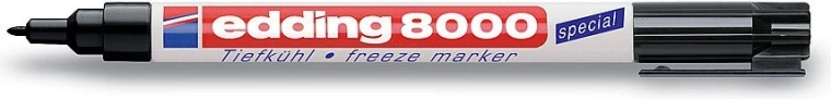 Popisovač do mrazničky edding 8000, čierny