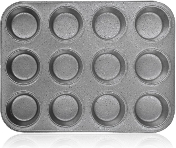 Forma na muffiny GRANITE s nepriľnavým povrchom, 12 ks