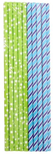 Papierové slamky TORO 21 cm, 16 ks