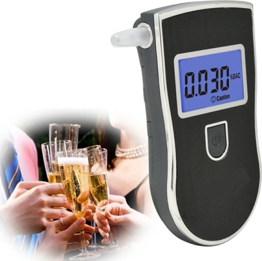 Al6 lcd analyzátor dychu s náustkami