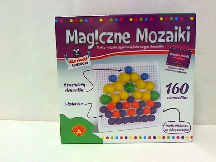 Magické mozaiky – kreatívna a edukatívna sada 160 ks