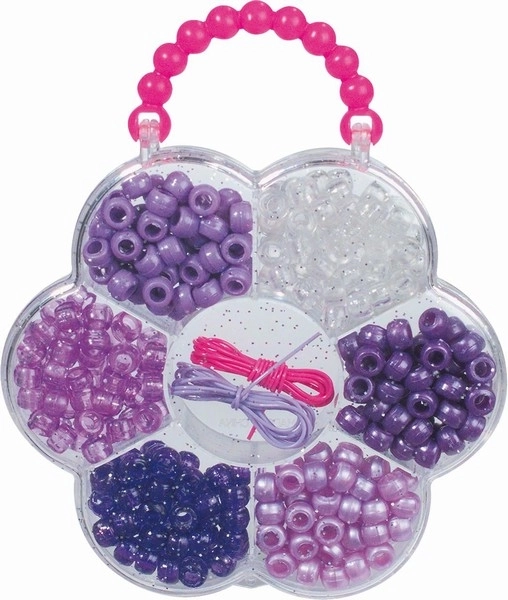 Sada plastových korálikov na výrobu šperkov – Súprava