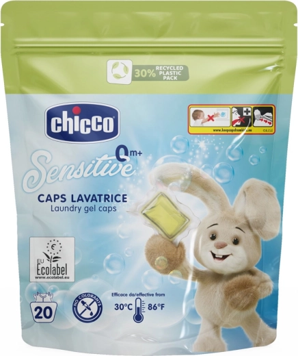 Pracie kapsuly CHICCO Baby Sensitive, 20 ks