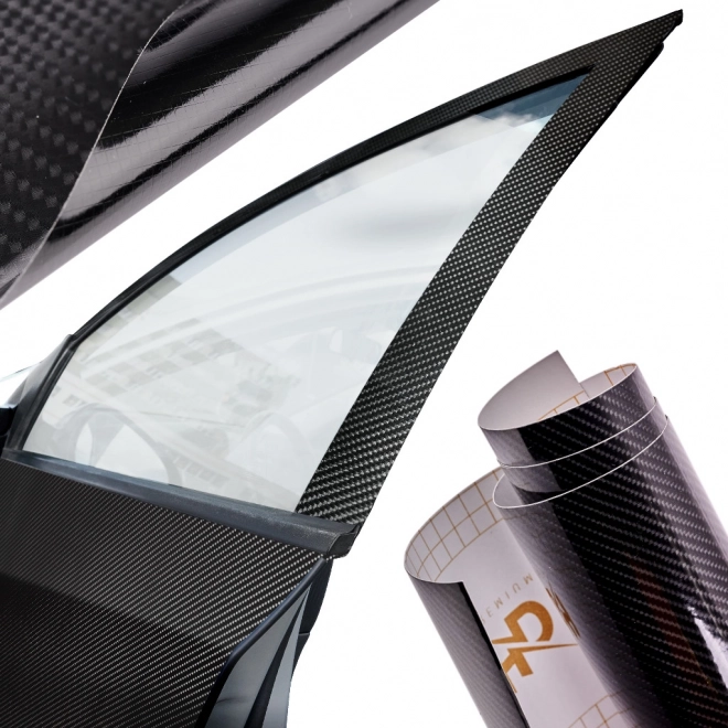 Čierna karbónová fólia 5D 1,52x18 m