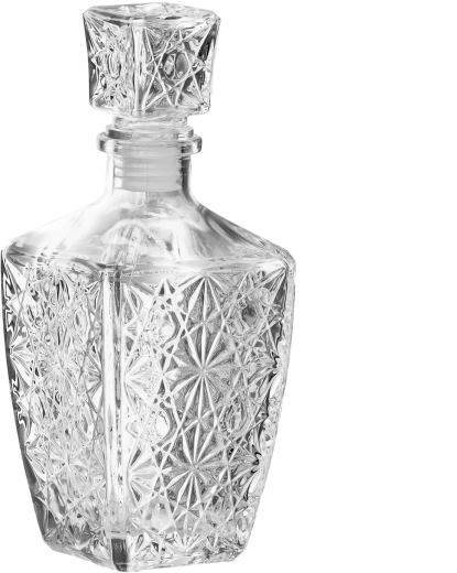 Sklenená karafa 810 ml so silikónovým tesnením