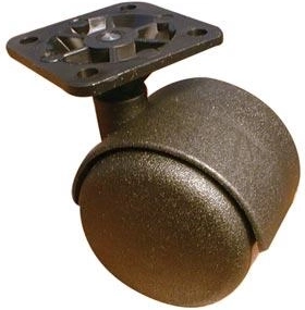 Nábytkové koliesko s brzdou 50 mm (sada 4 ks)