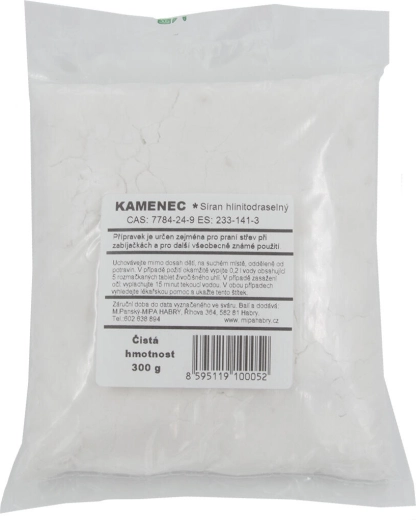 Síran hlinitodraselný (kamenec) 300 g