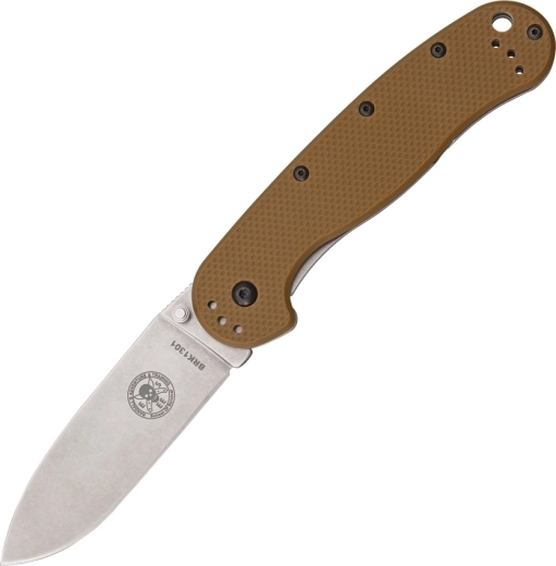 Esee Avispa Coyote Brown vreckový outdoorový nôž 8,9 cm, stonewash, hnedý, FRN