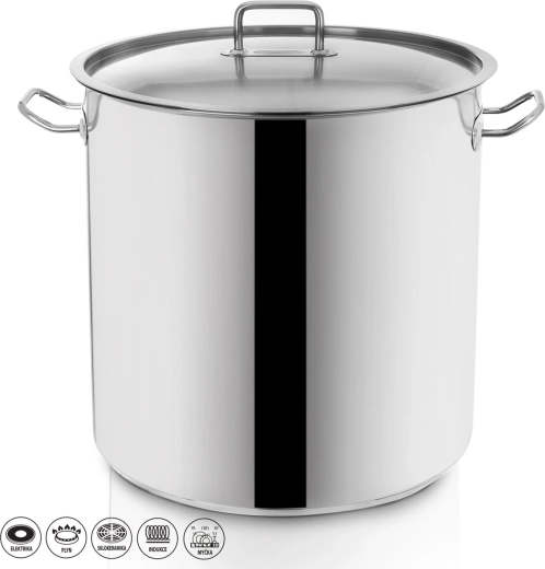 Nerezový hrniec Stock 35 l s pokrievkou
