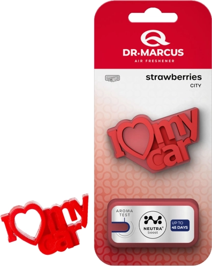 Dr. Marcus City I Love My Car jahody – osviežovač vzduchu do auta