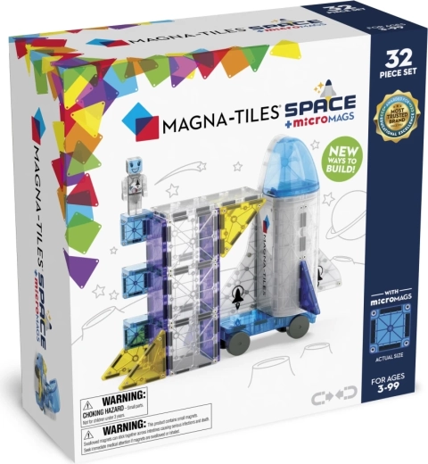 Magnetická stavebnica MAGNA-TILES vesmír (32 dielikov)