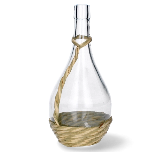 Sklenená butla Fiasco 2 l so slamienkovým košíkom