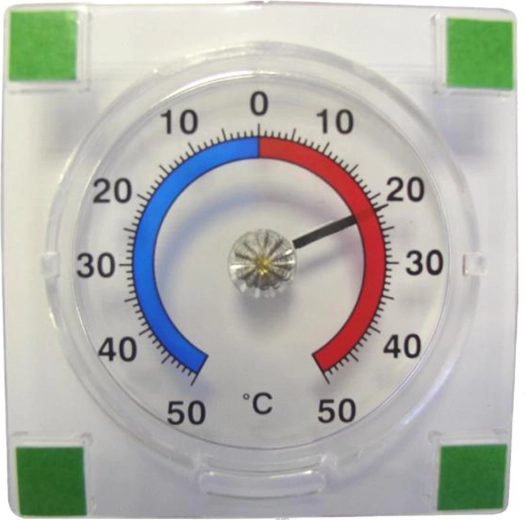Vonkajší samolepiaci teplomer PROVENCE -50 až +50 °C, transparentný