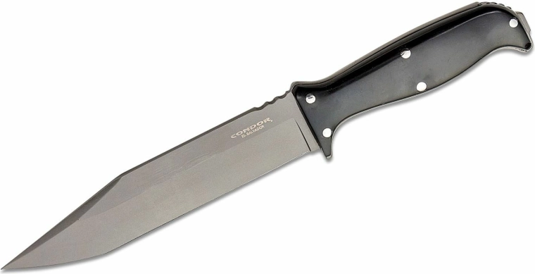 Condor Enduro univerzálny nôž 17,3 cm, čierny, Micarta, puzdro Kydex