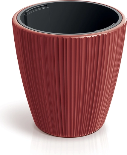 Kvetináč ORO s vyberateľnou vložkou 19,9 cm retro červený