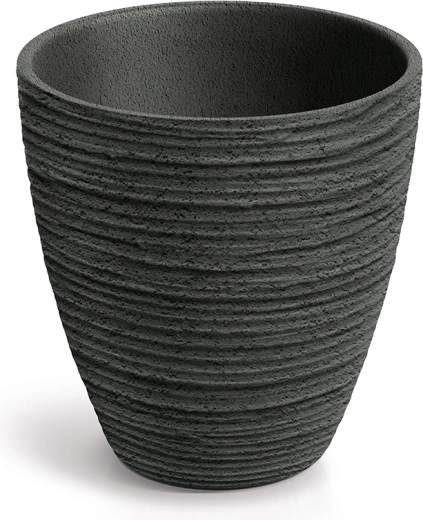 Kvetináč Defora 40 cm tmavo sivý