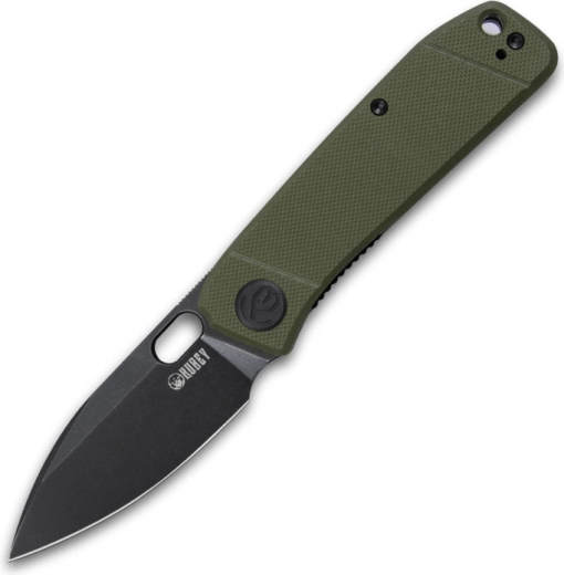 Kubey Hyde KU2104B vreckový nôž 7,5 cm, čierny/zelený, G10