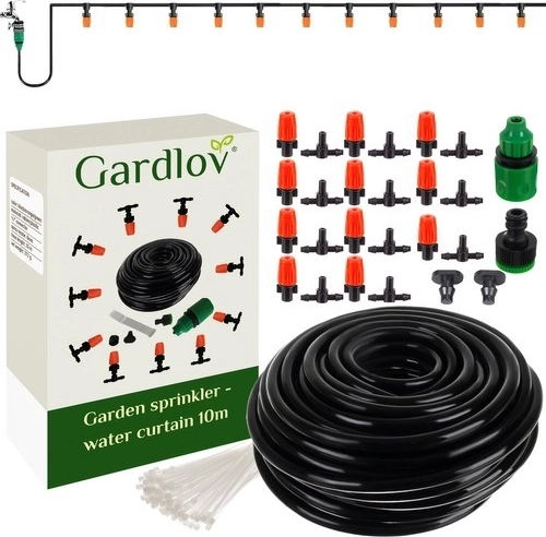 Záhradná vodná clona s hmlením – Clona