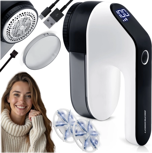 Elektrická žehlička na žmolky s LCD BERDSEN