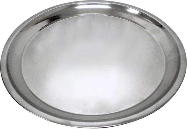 Okrúhly nerezový servírovací podnos TORO 35 cm