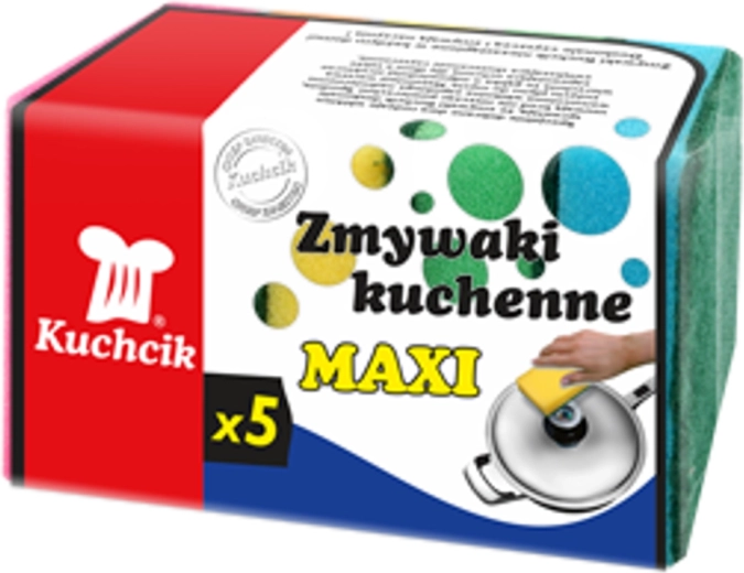 Kuchynské hubky Kuchcik Maxi – sada 5 ks
