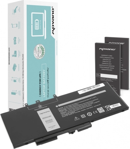 Movano batéria pre Dell Latitude 5280, 5480, 5490 a 5590 (GJKNX) 8500 mAh