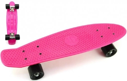 Pennyboard 60 cm s kovovými osami a nosnosťou 90 kg – Ružová