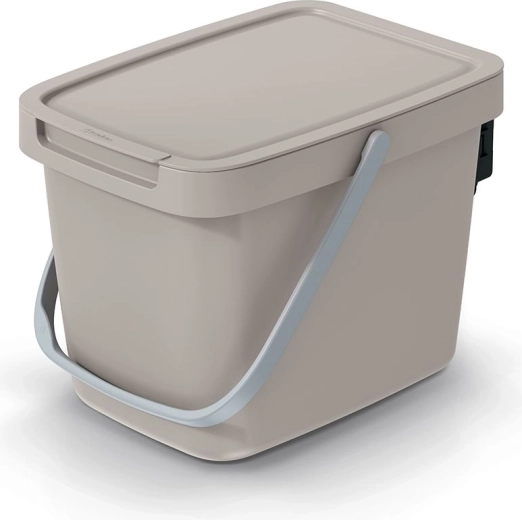 Odpadkový kôš Systema Q Collect 6 l svetlohnedý