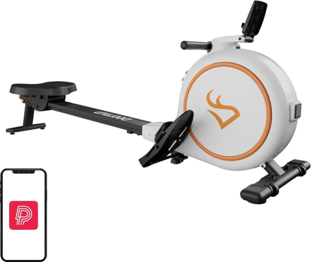 Magnetický veslársky trenažér DeerRun RW600 biely