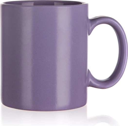 Keramický hrnček 350 ml v matnej šeříkovej farbe