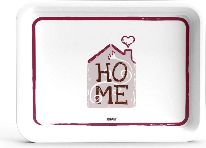 Podnos Home ii z melamínu 30 × 21,5 cm