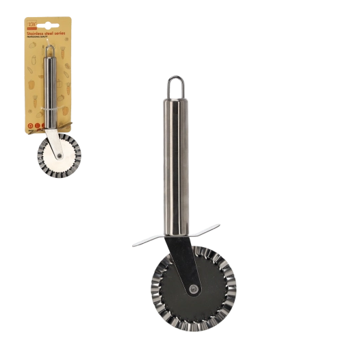 Nerezové rádielko na cesto s vlnitým kolieskom