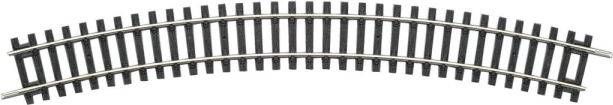 Oblúková koľaj PIKO H0 R3, 30°, polomer 484 mm