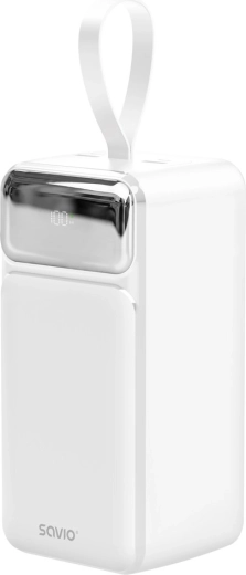Savio powerbanka 50 000 mAh biela