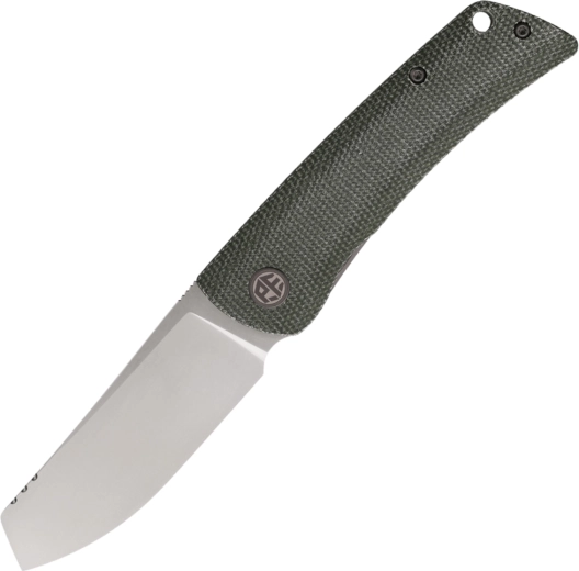 Petrified Fish Flavorist PFE05GRMP zatvárací nôž 8 cm, satin, zelená Micarta