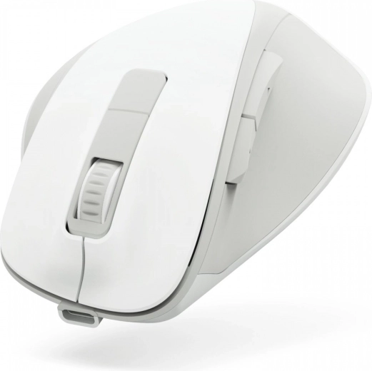 Bezdrôtová ergonomická myš biela