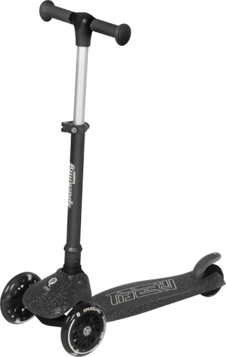 Detská kolobežka Qplay Sparkling black pro pre deti 3+